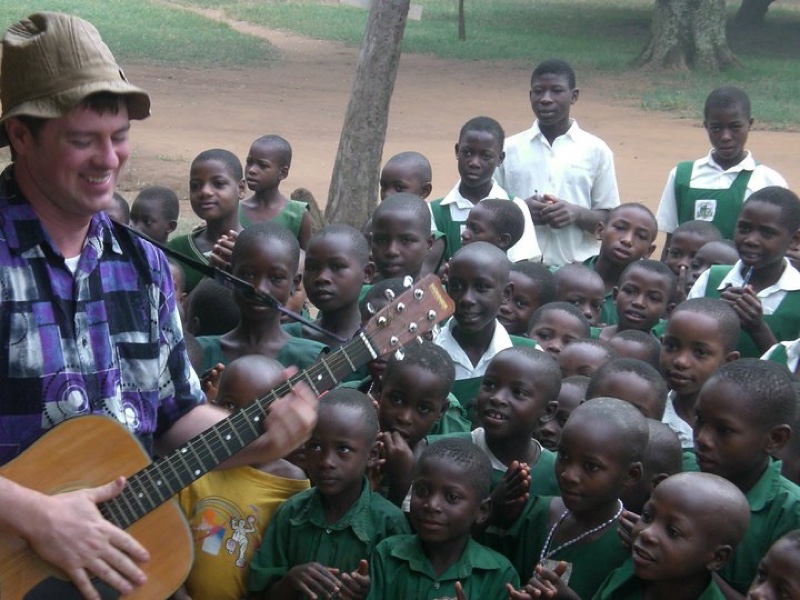 Bill providing music ministry in Ibanda, Uganda, Africa