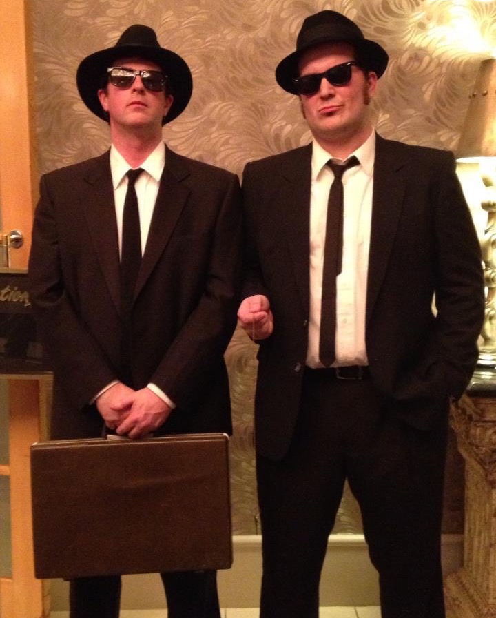 Bill and Anthony 'Jake' DiFulvio as The Blues Brothers