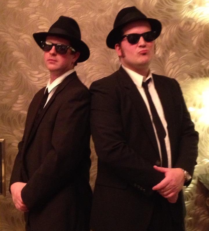 Bill and Anthony 'Jake' DiFulvio as The Blues Brothers