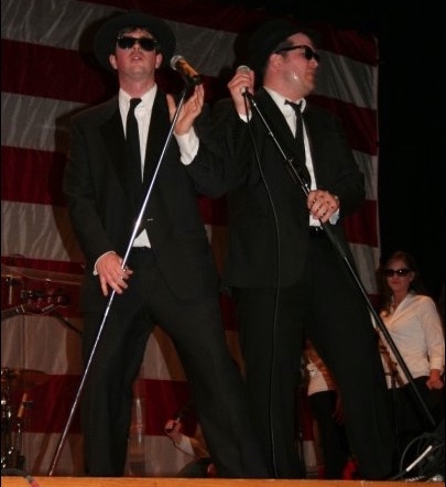Bill and Anthony 'Jake' DiFulvio as The Blues Brothers