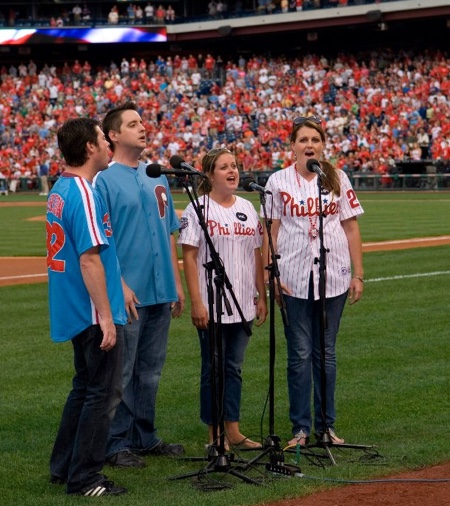 National Anthem at Phillies Game